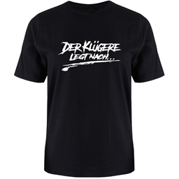 Zeige Details für DER KLÜGERE - SHIRT (schwarz) Bild von DER KLÜGERE - SHIRT (schwarz)