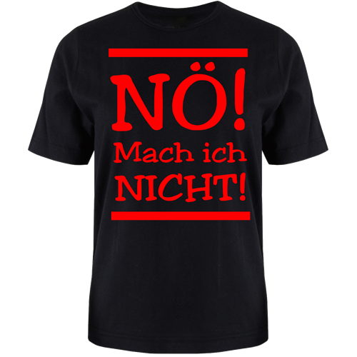 Bild von Nö - Shirt (schwarz)