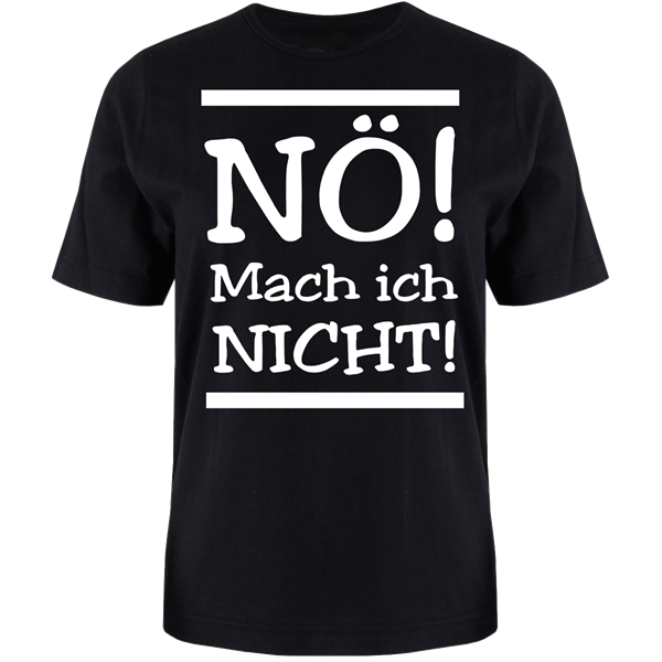 Bild von Nö - Shirt (schwarz)